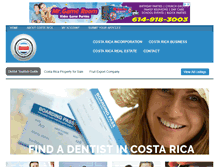 Tablet Screenshot of costaricacompanies.net
